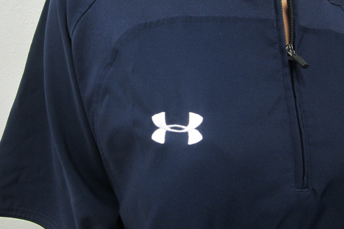 *NWT*  Men’s Under Armour Short Sleeve Charged Cotton 1/4 Zip  Pullover Size S