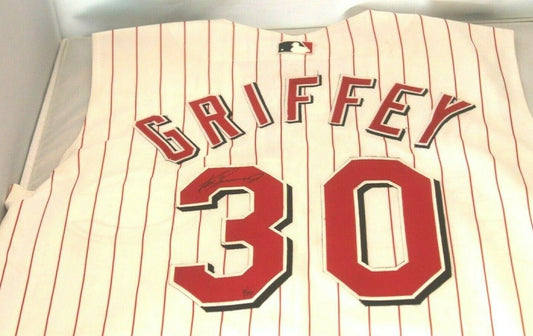 Ken Griffey Jr. Autographed Signed Cincinnati Reds Russell Authentic  Jersey