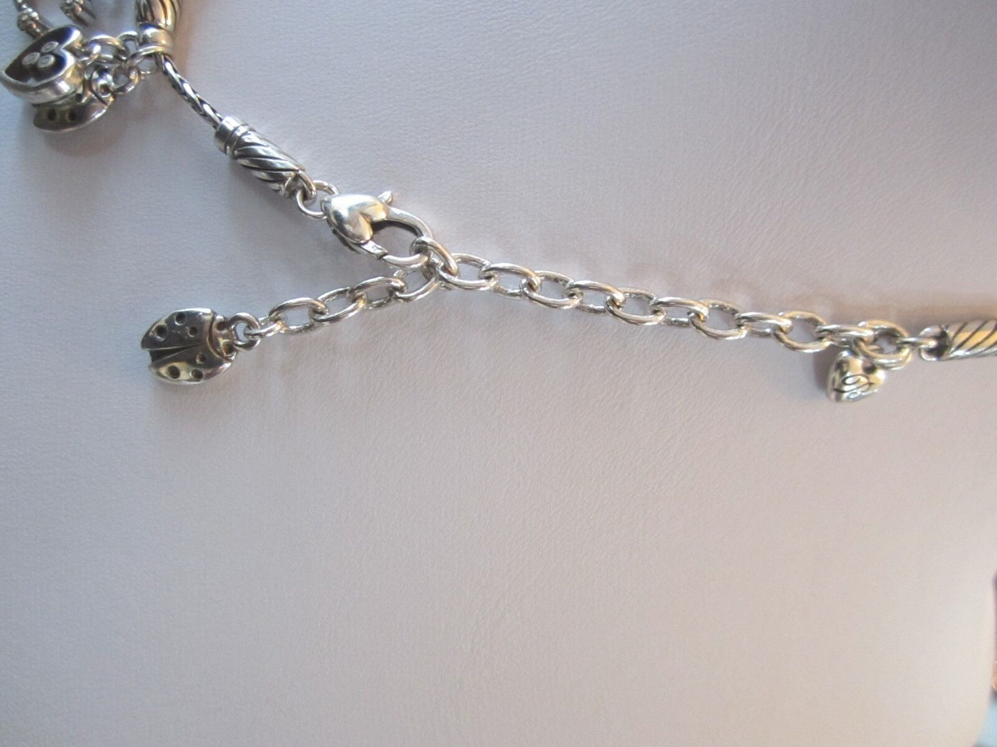 RETIRED BRIGHTON SILVER CHARM NECKLACE