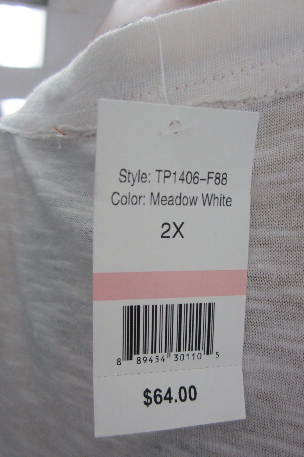 NWT Skylar & Jade Women's Cold Shoulder Top Cream Multi Color Floral Size 2X
