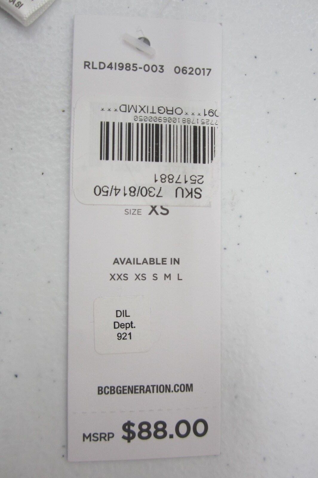 NWT BCBG Women's Hi-Low Maxi Dress VERY CUTE Size XS