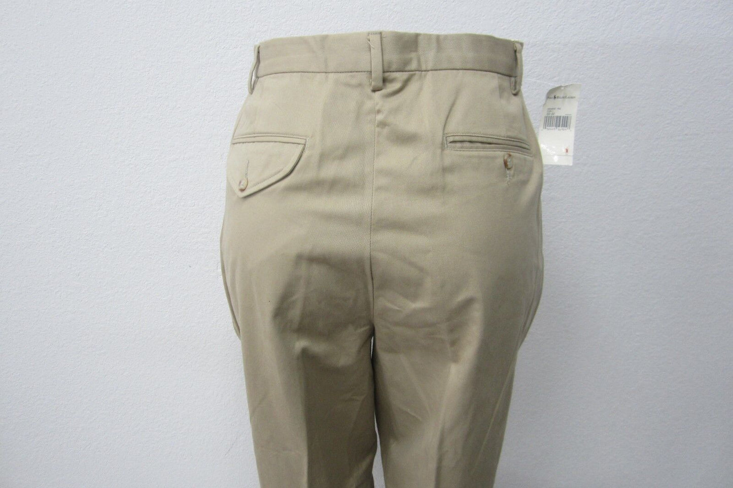 *NWT* POLO RALPH LAUREN SIENA CHINO PANT  Pleated Front Khaki W32 x 32 pants