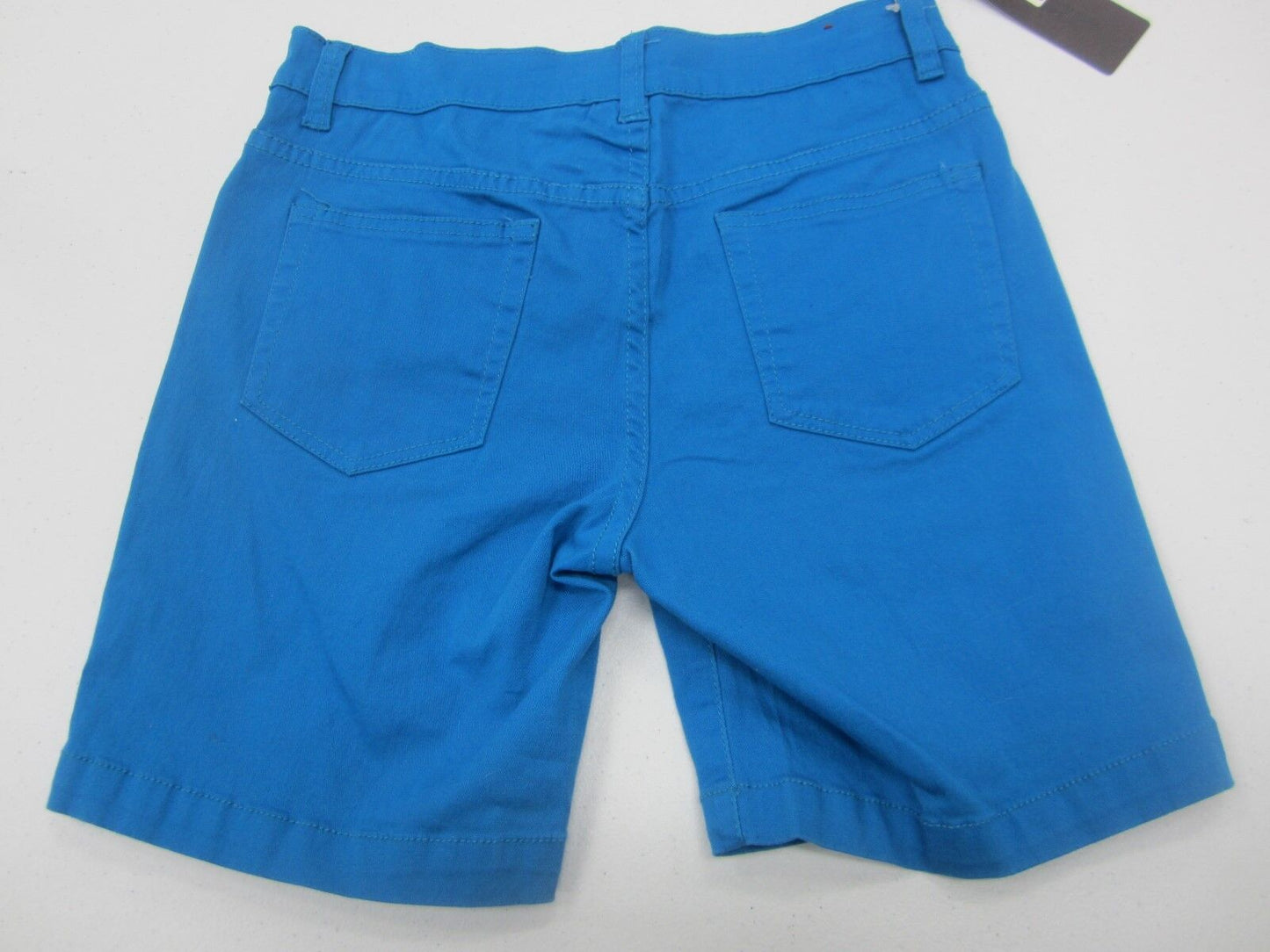 NWT Ling's Jeans USA Denim Ocean Blue Shorts Pockets Size 7/8