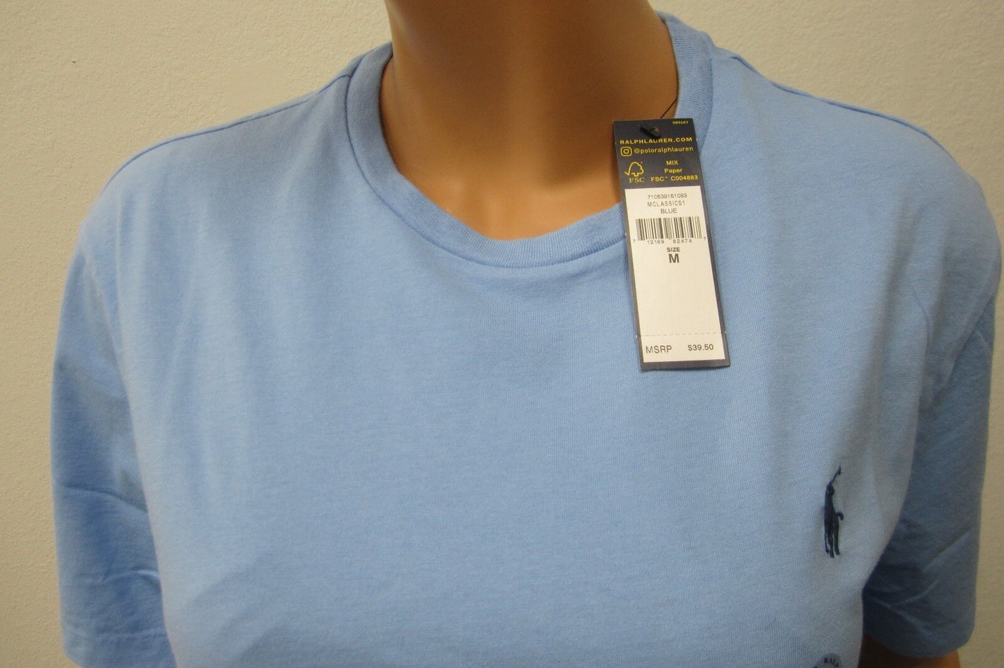 Polo Ralph Lauren Unisex T Shirt  Brand New With Tag CREWNECK  Tee Siz LG