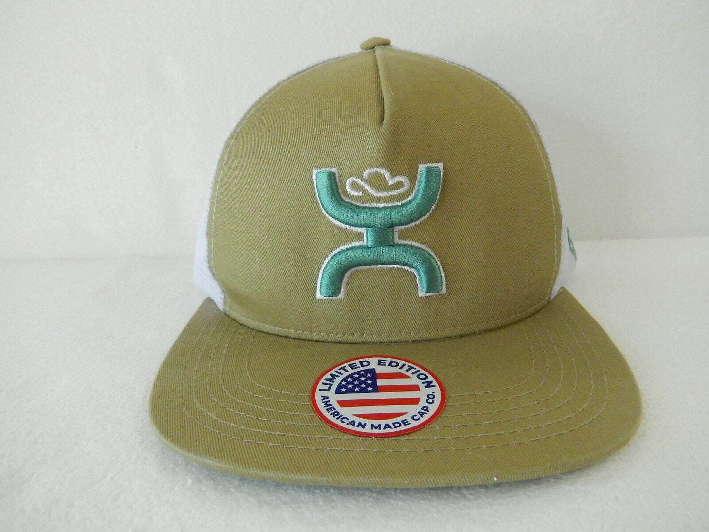 HOOey  New 2018 Mesh  Hat Army Green Cloth / White Mesh Snapback