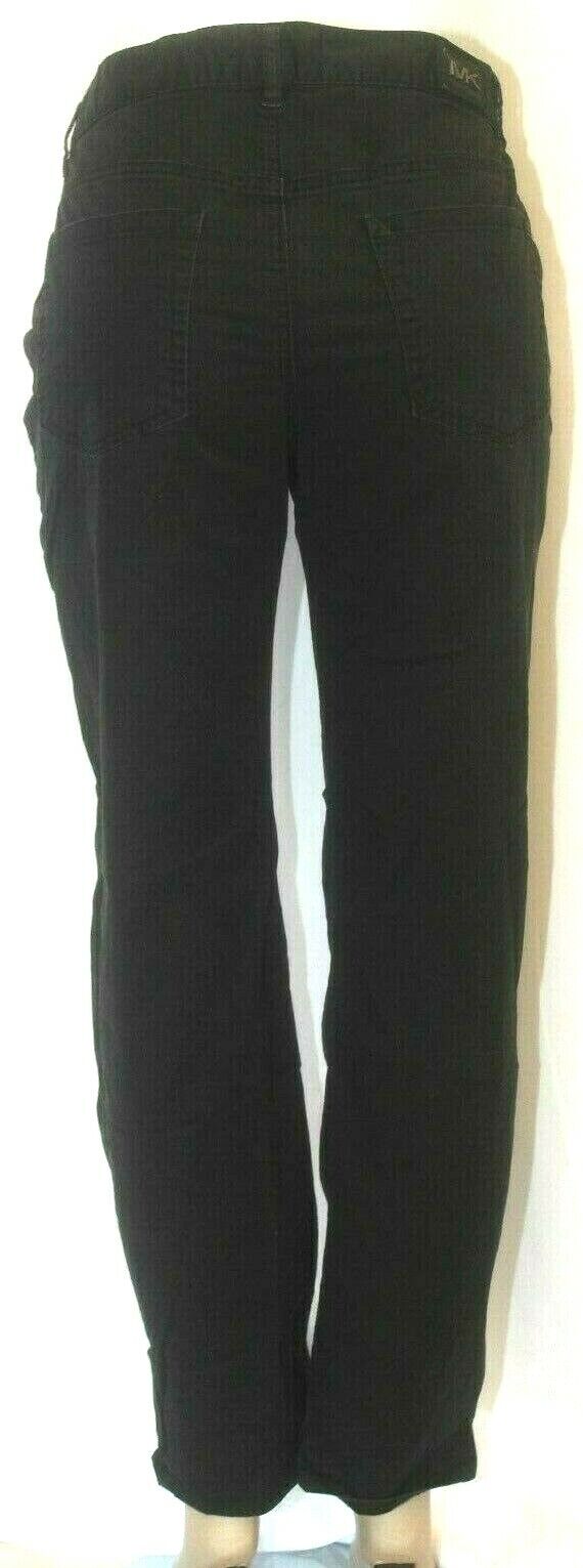 *NEW* Michael Kors Mens Straight-Fit Cotton-Twill Five-Pocket Black Pants 36x32