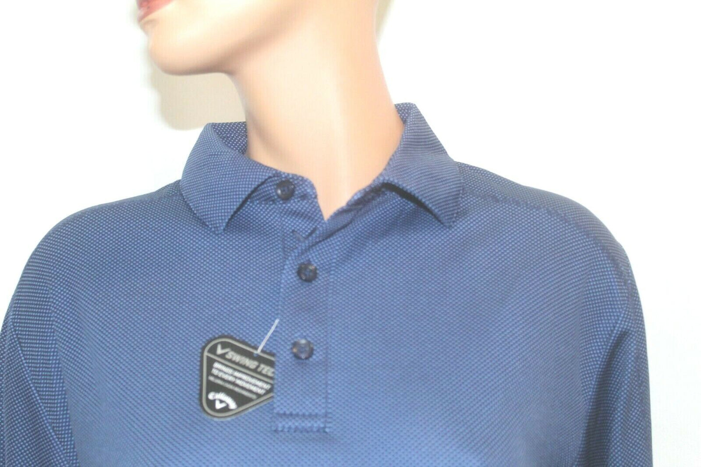 *NWT* $65. Callaway Opti-Dri Swing Tech Short Sleeve Golf Polo Shirt Men's Med