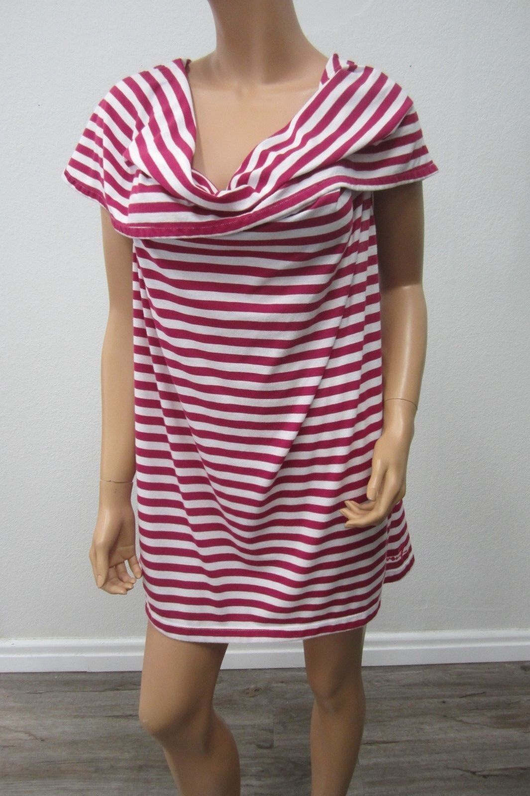 *NICE*  SEVEN 7 Women Red & White Striped  Dress Size 22-24