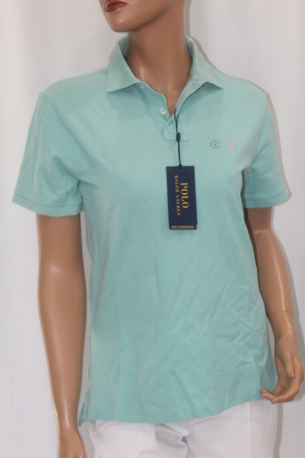 Polo Ralph Lauren Men's Custom Slim-Fit Cotton Mesh Polo Shirt - Gray SP NEW W/T