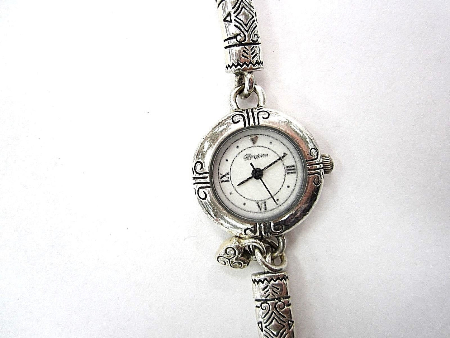 RETIRED Women's BRIGHTON Decorative SilvertoneWatch MARRAKESH With Toggle Clasp