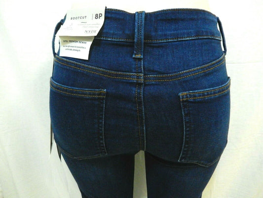 NWT $109 NYDJ Barbara Bootcut Jeans with Premium Denim Lift Tuck Size 8P x 29"