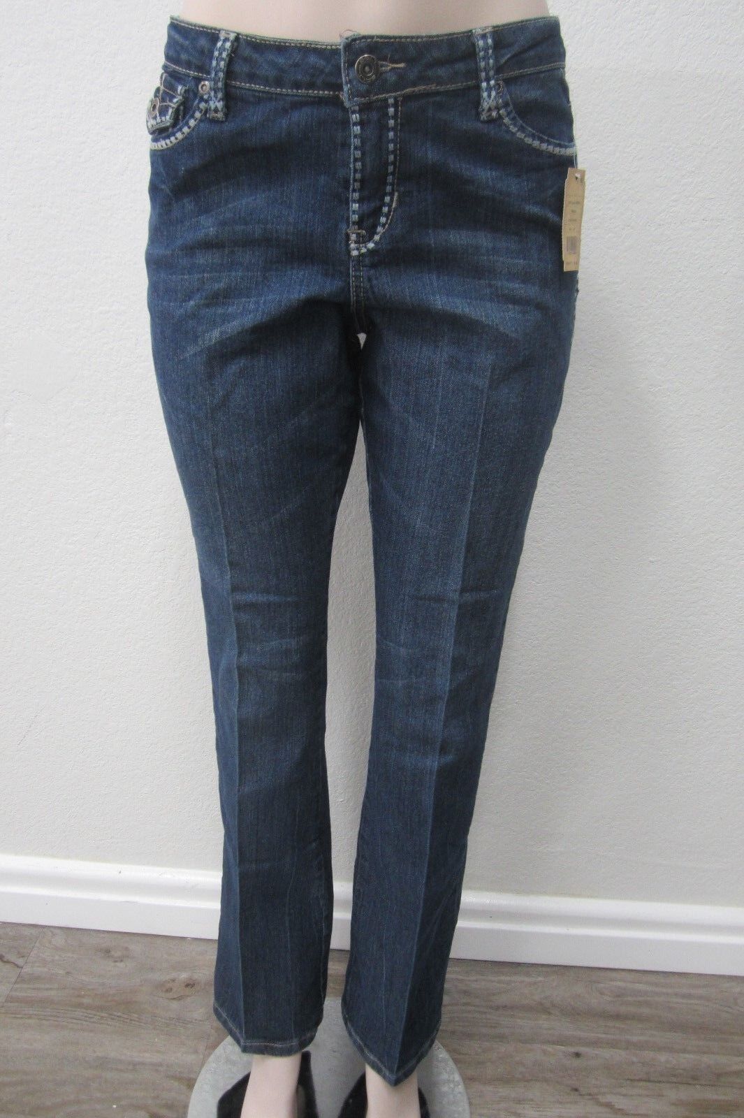 *MINT*  Salt Works Women's  New York City Med Rise Bootcut Jeans Sz 8 x L32