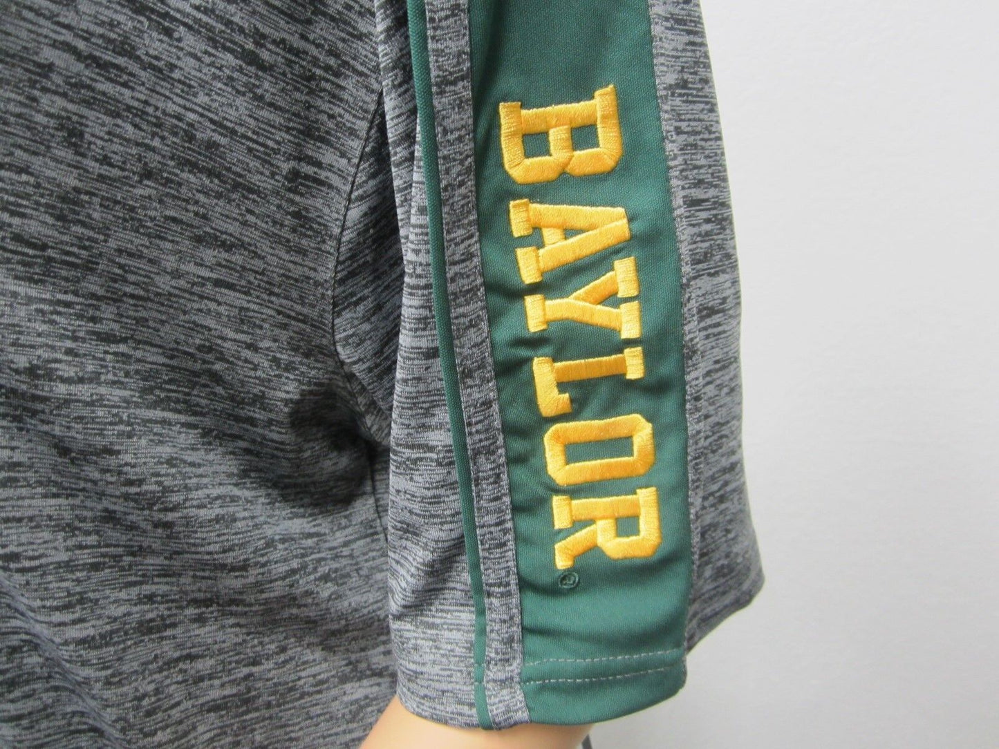 NEW Baylor University  Mens Small Logo Polo Shirt NWT Stadium Athletics