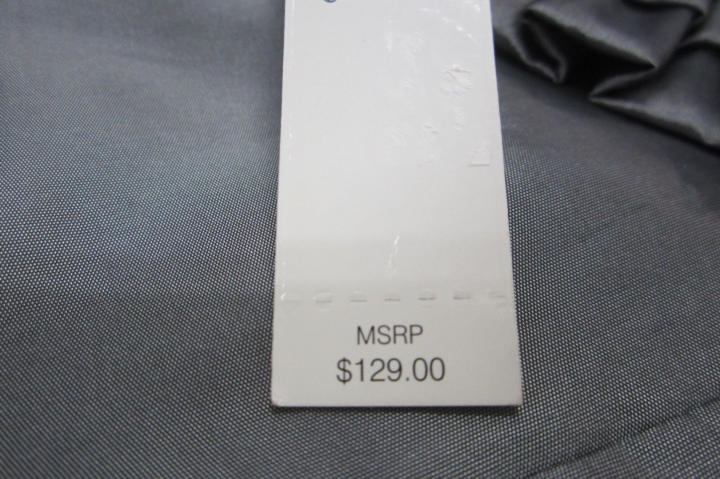 NWT Alex Marie Wanda Slate Gray Satin Shantung Ruffled Social Dress Size 6P