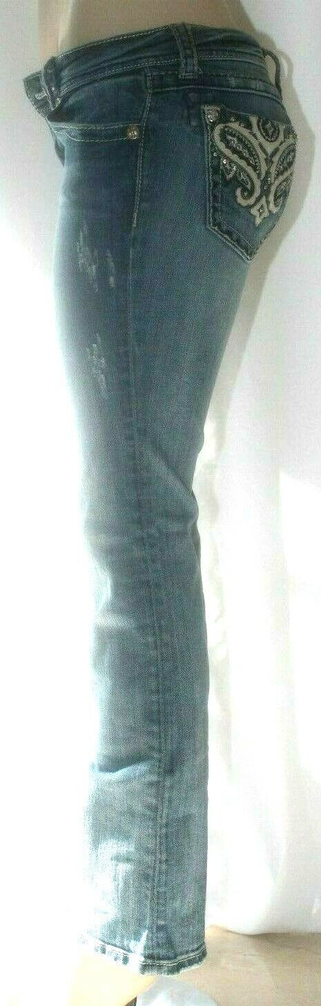 *MINT* MISS ME Jeans Boot Cut Embellished Women's Size W28 x L31