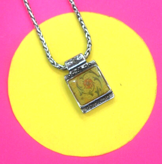 RETIRED Brighton 16"-18" Flower Pendant Necklace...
