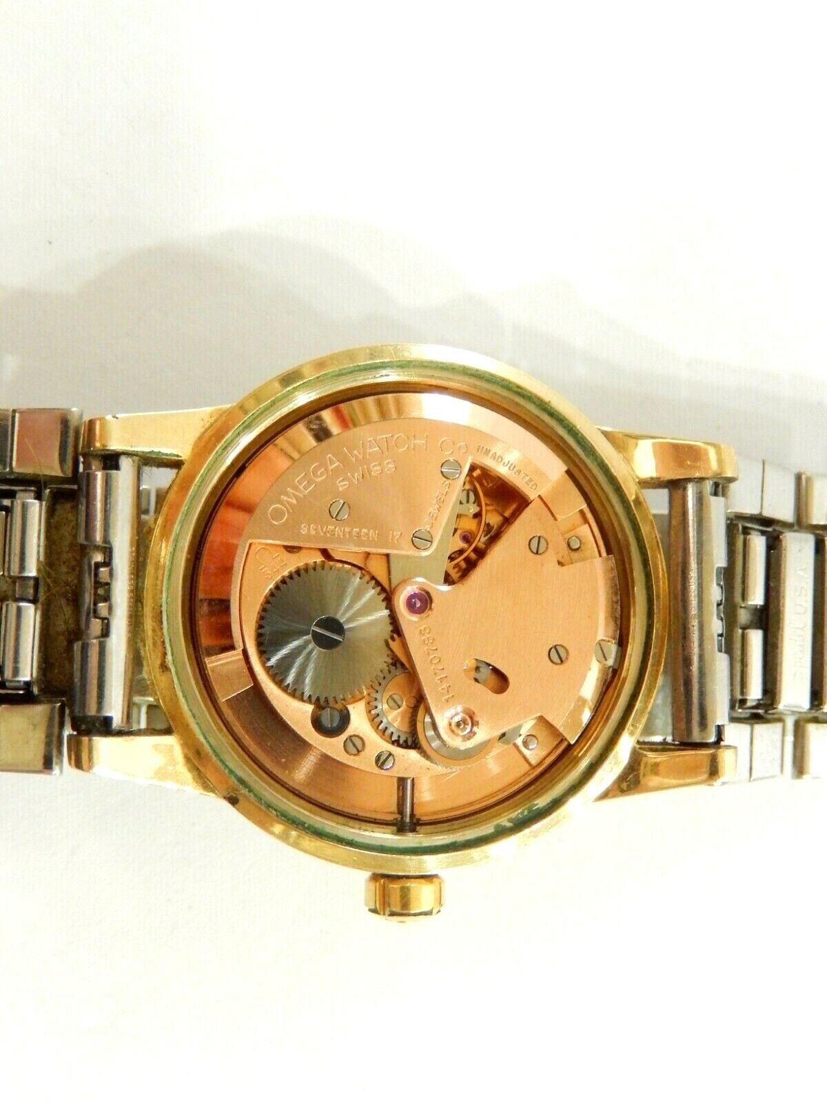 1956 Omega 14K GF Automatic Seamaster Watch With 344 Bumper Movement Model F6249