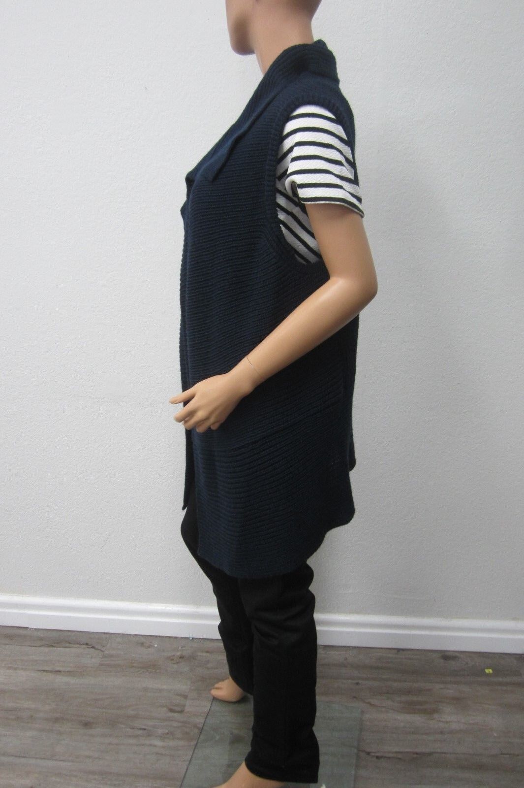 *NWT* $89 CHICOS Knit Johanna Soft & Cozy Sweater Vest  DEEP NAVY  SIZE 3