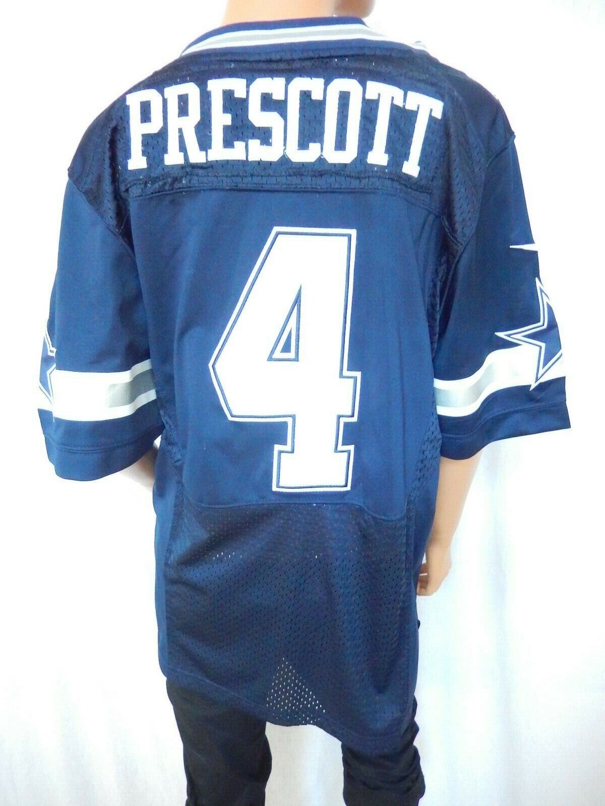 NEW Dallas Cowboys Dak Prescott #4 Nike On Field Navy Sewn  Jersey Men's Size 40