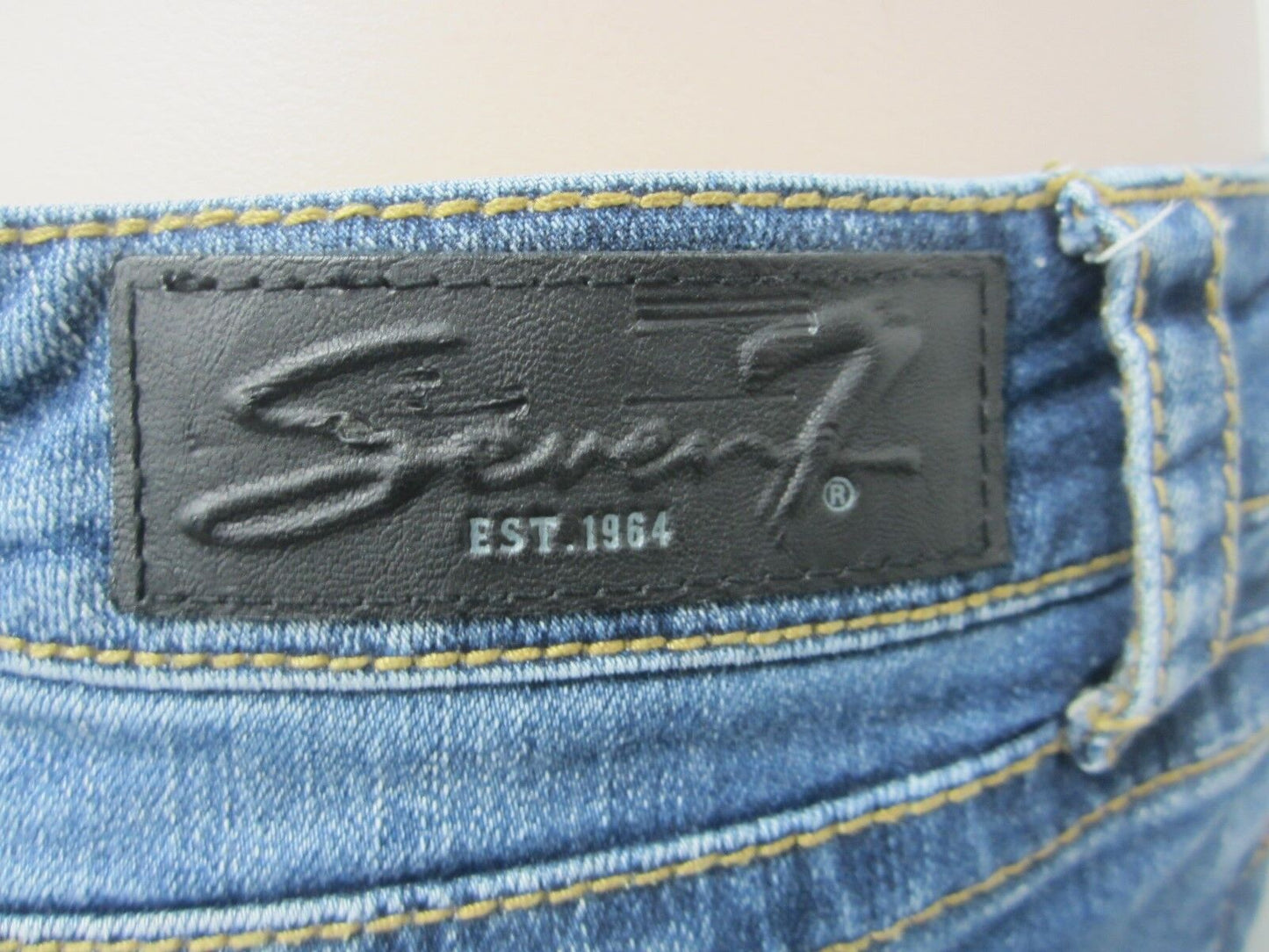 Seven 7 for all mankind women's ladies low rise boot cut jeans 12 x 31