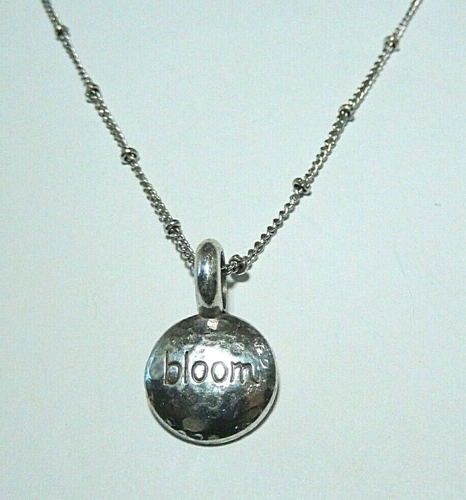 *RETIRED*  BRIGHTON Bloom Add A Bead Charm Adjustable Clasp Necklace 16" - 18"