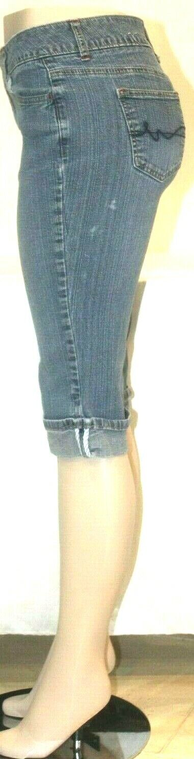 St John’s Bay Women’s Capri Stretch Denim Jeans Size 6 Petite