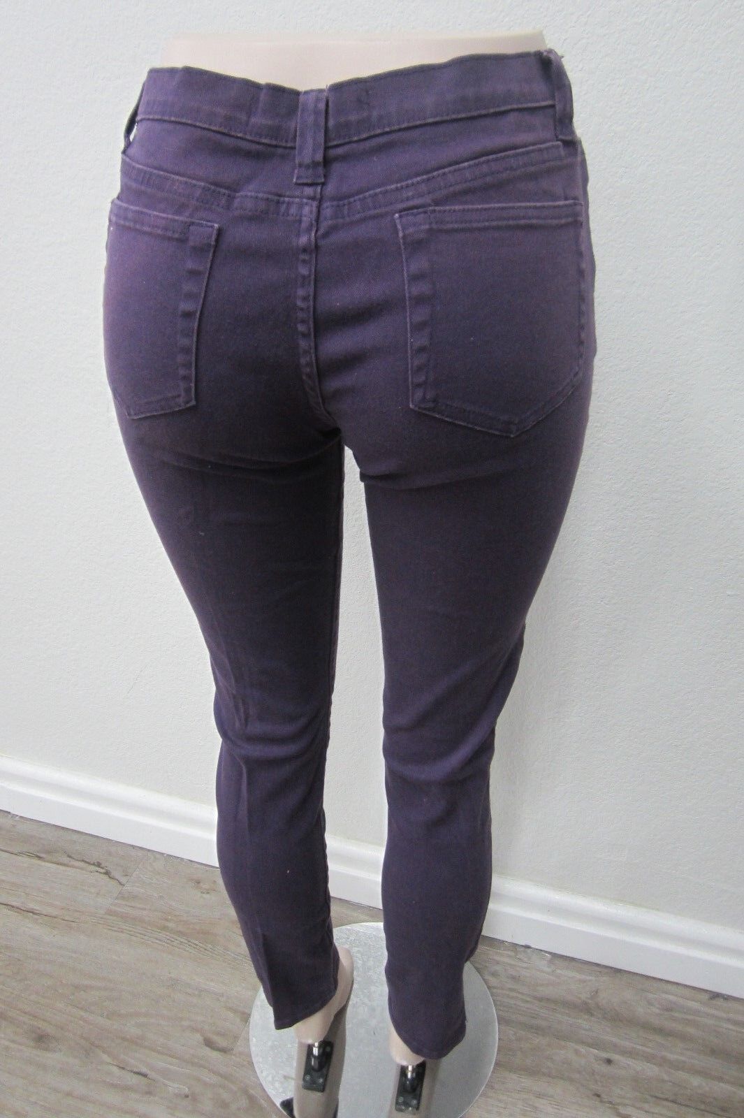 NICE Miley Cyrus Max Azria Skinny Purple  Jeans Juniors Size 13 x 31"L
