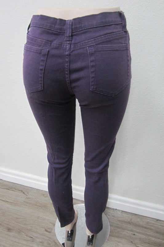 NICE Miley Cyrus Max Azria Skinny Purple  Jeans Juniors Size 13 x 31"L