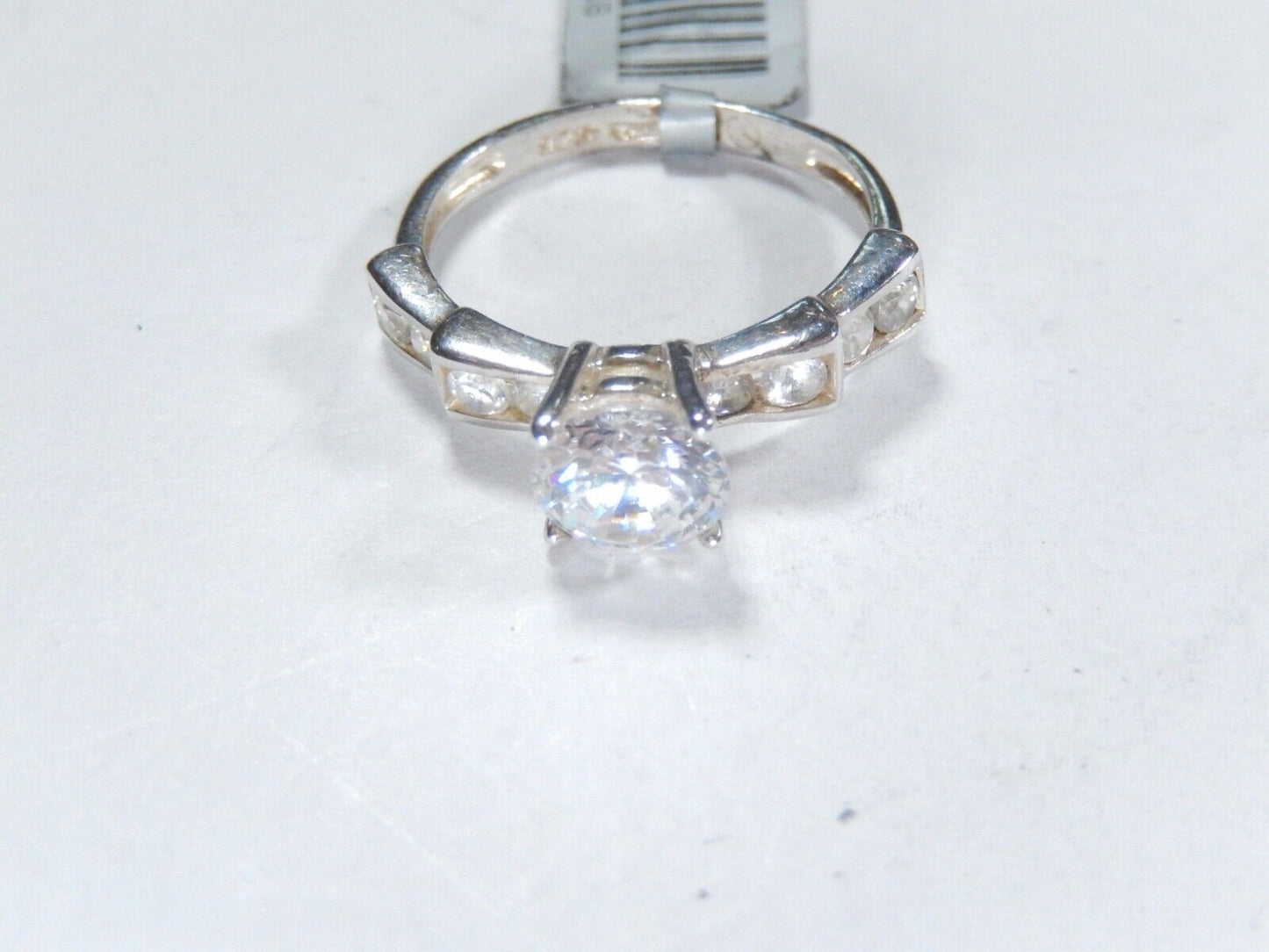 *VINTAGE*   1.50 CT Sterling Silver Womens Wedding Cubic Zirconia Ring Size 7