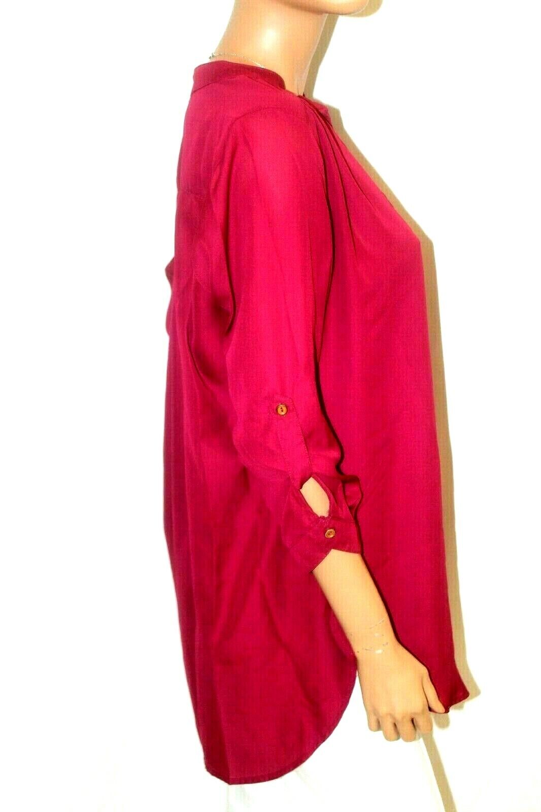 Rue 21 Button Pull Over Long Sleeve w/Button Straps Womens Top Sz XL
