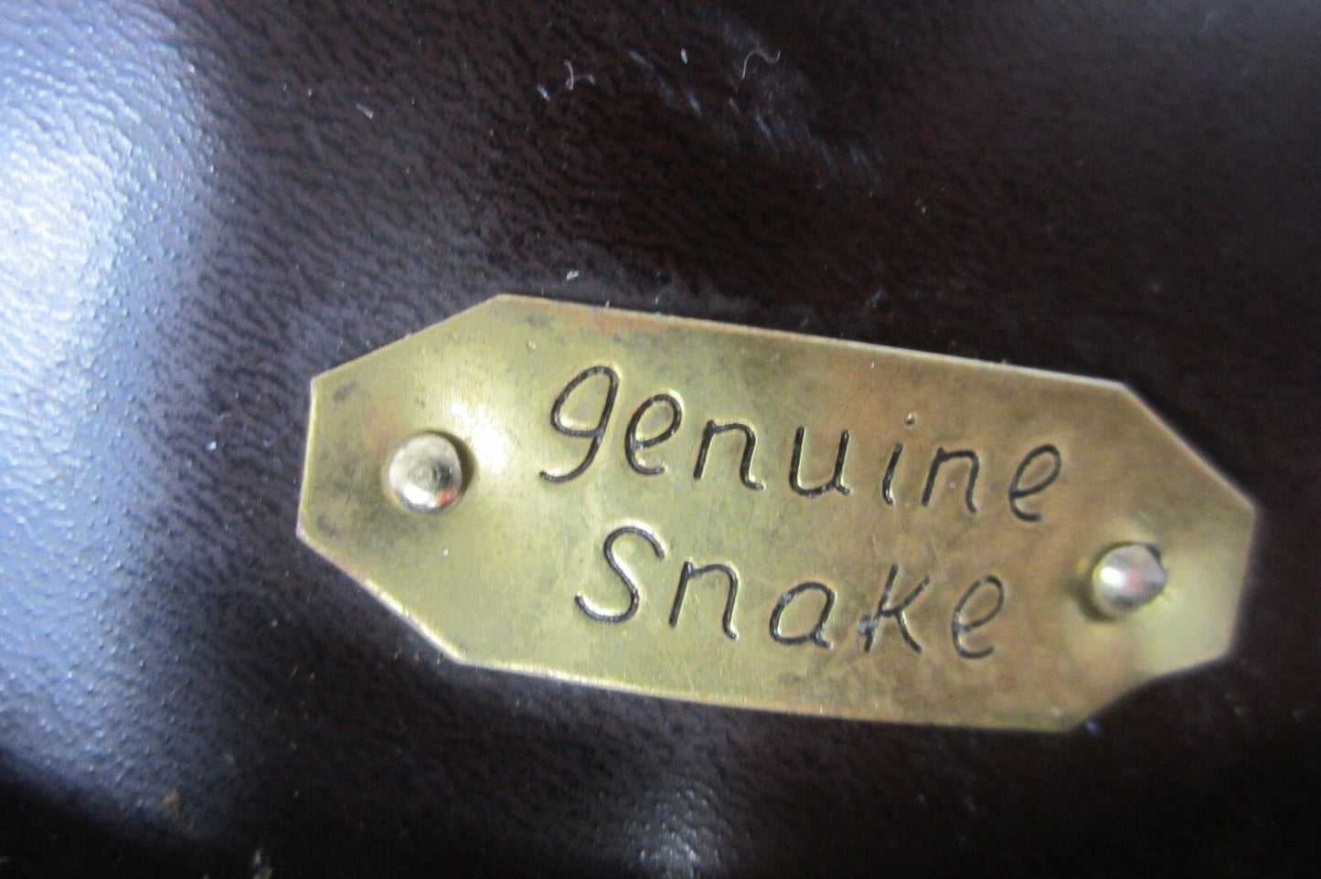 Stacy Adams Cognac 23121-03 Genuine Snake Skin Tassle Loafers Men's US 10.5 M