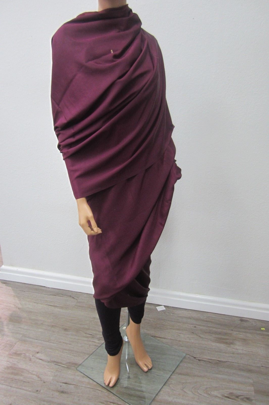Beautiful Party Evening Dress Purple Saree Women Fashion Clothing Attire Sari