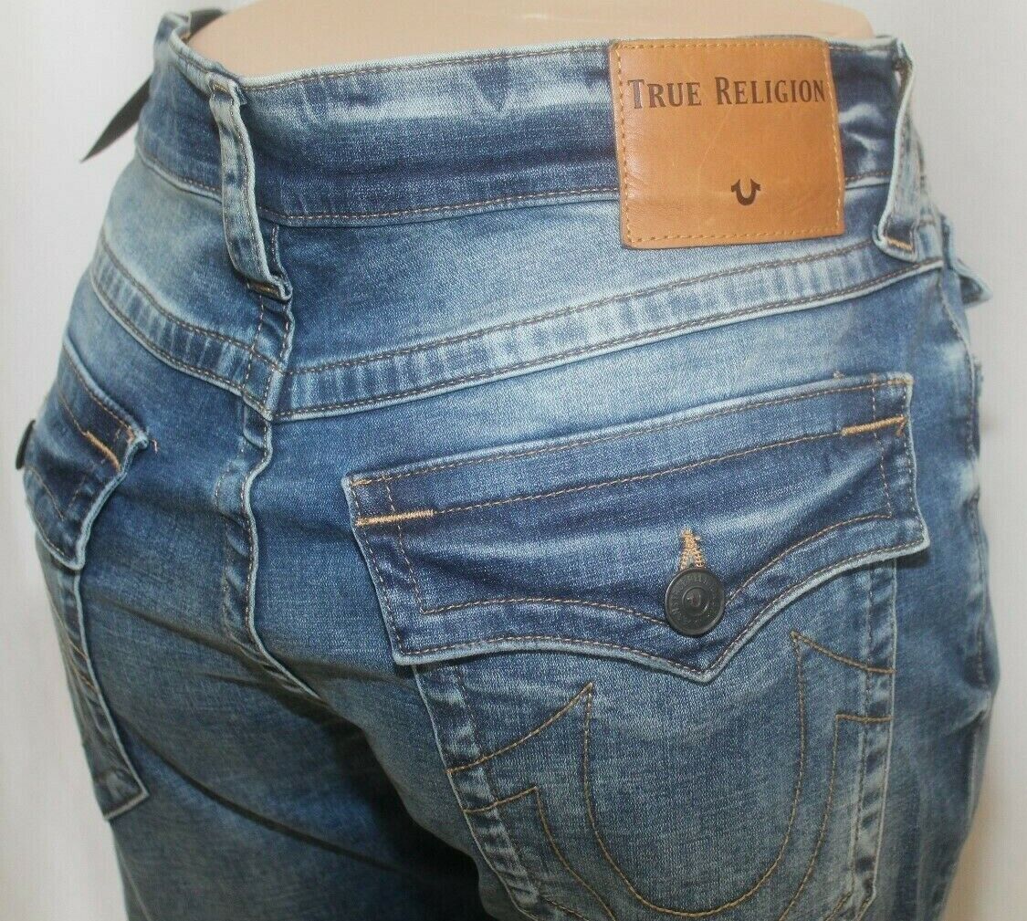 *NWT* True Religion Men's Ricky Relaxed Straight Fit Jean Static View 34 x 34