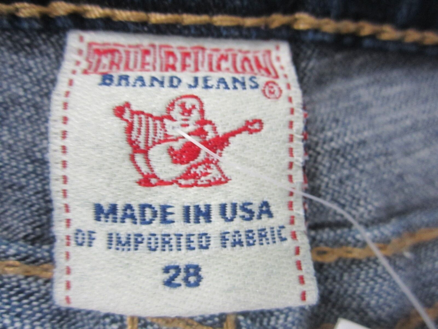 AUTHENTIC NICE Pre Owned  True Religion Ladies Joey Jeans Size 28 x 32 Inseam