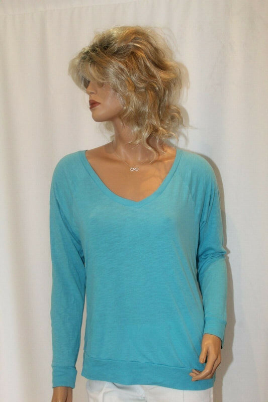 *NWOT* Victoria Secret Pink Large Long Sleeve Teal Shirt Size S