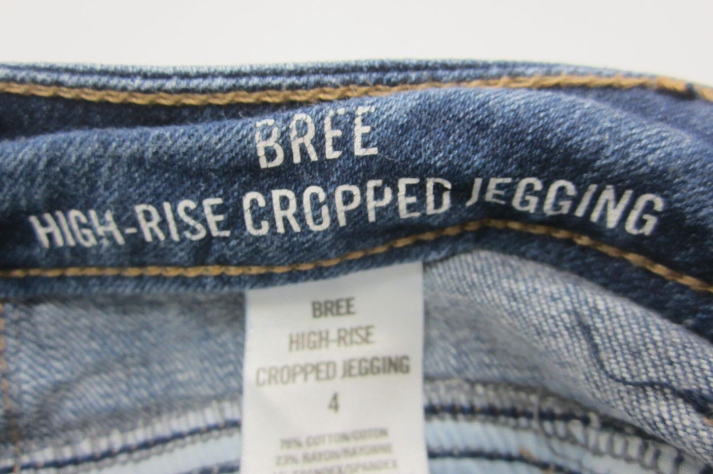 Aeropostale Bree Skinny Jeans High Rise Cropped Jegging Distressed Women's Sz 4