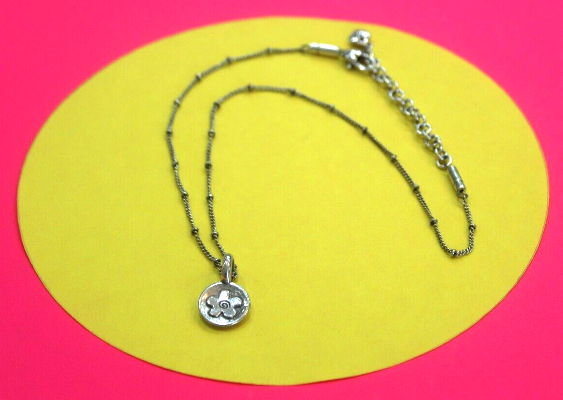 *RETIRED*  BRIGHTON Bloom Add A Bead Charm Adjustable Clasp Necklace 16" - 18"