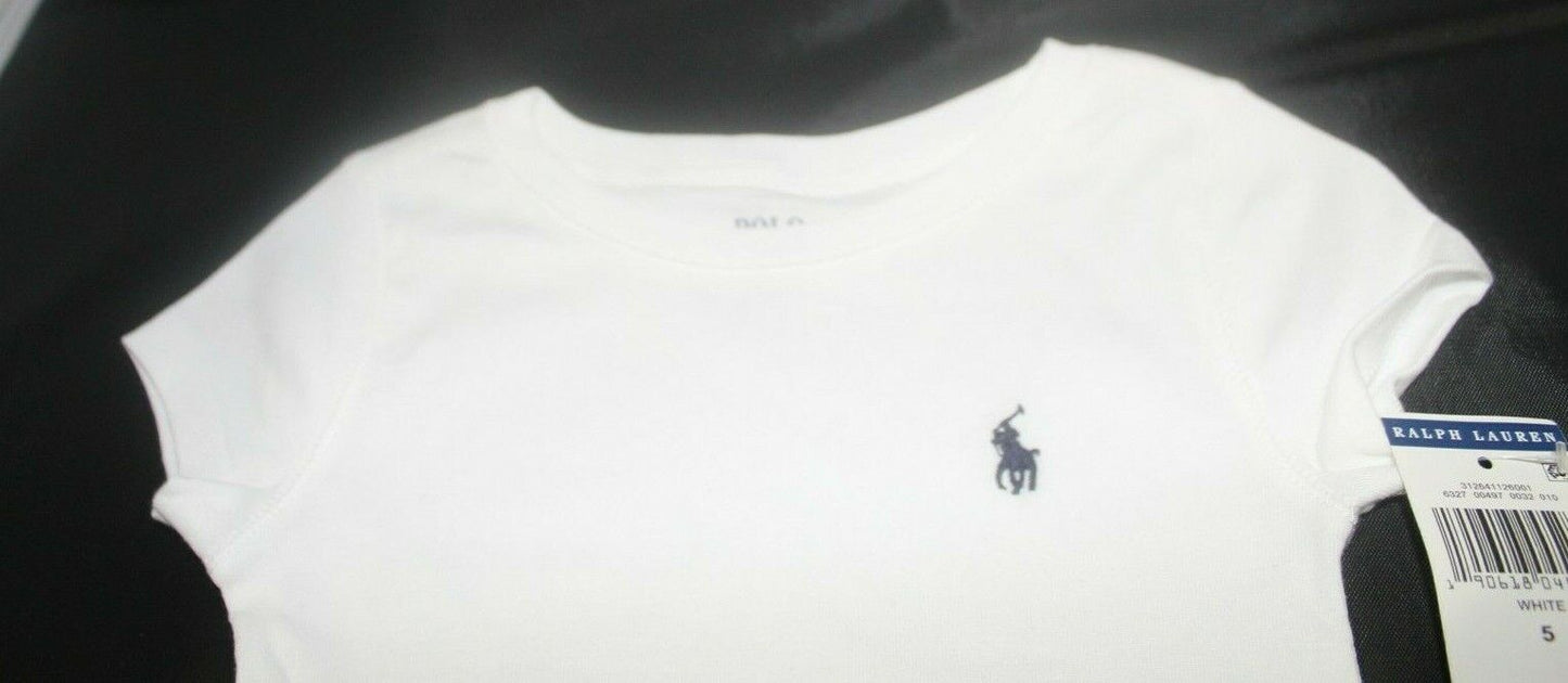 *NWT* Polo Ralph Lauren  T-Shirt Crew Neck Kids Tee Pony Logo Size - 5