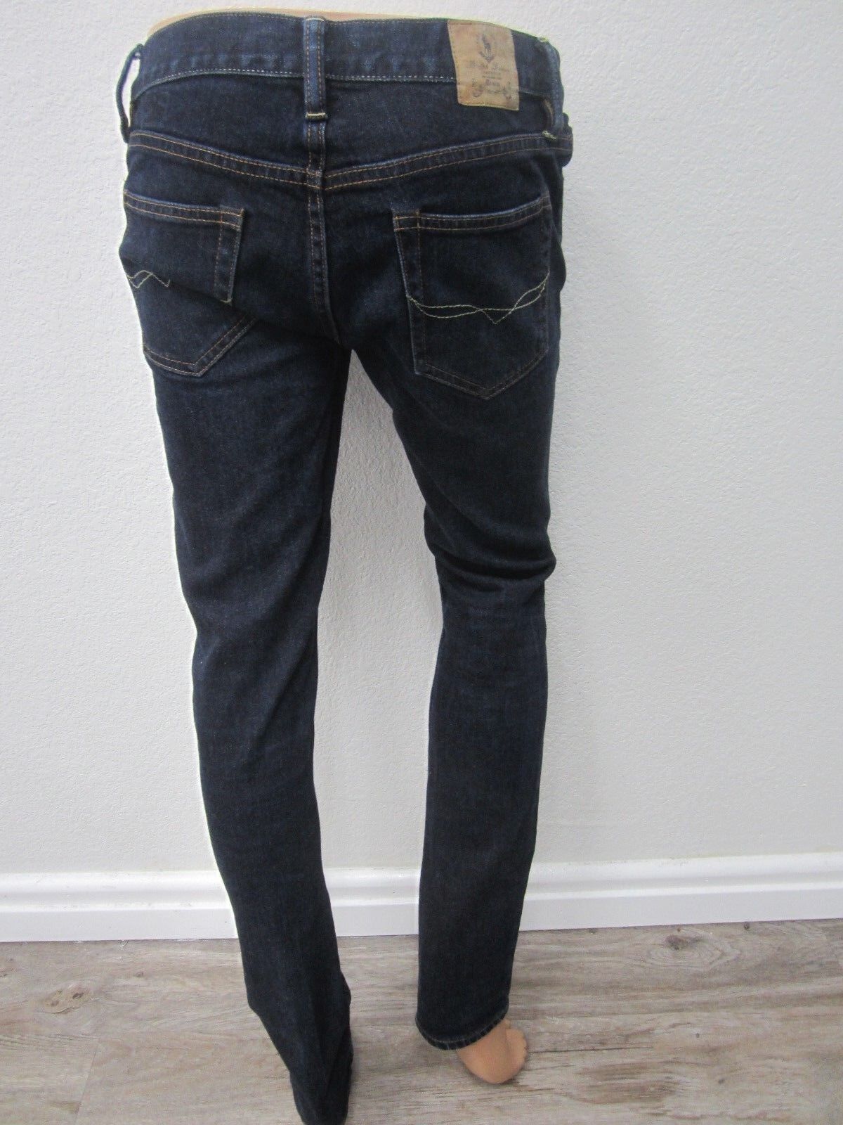 Ralph Lauren Sport Women Dark Blue Proprietor Skinny Cut Jean Pant W26 x L31