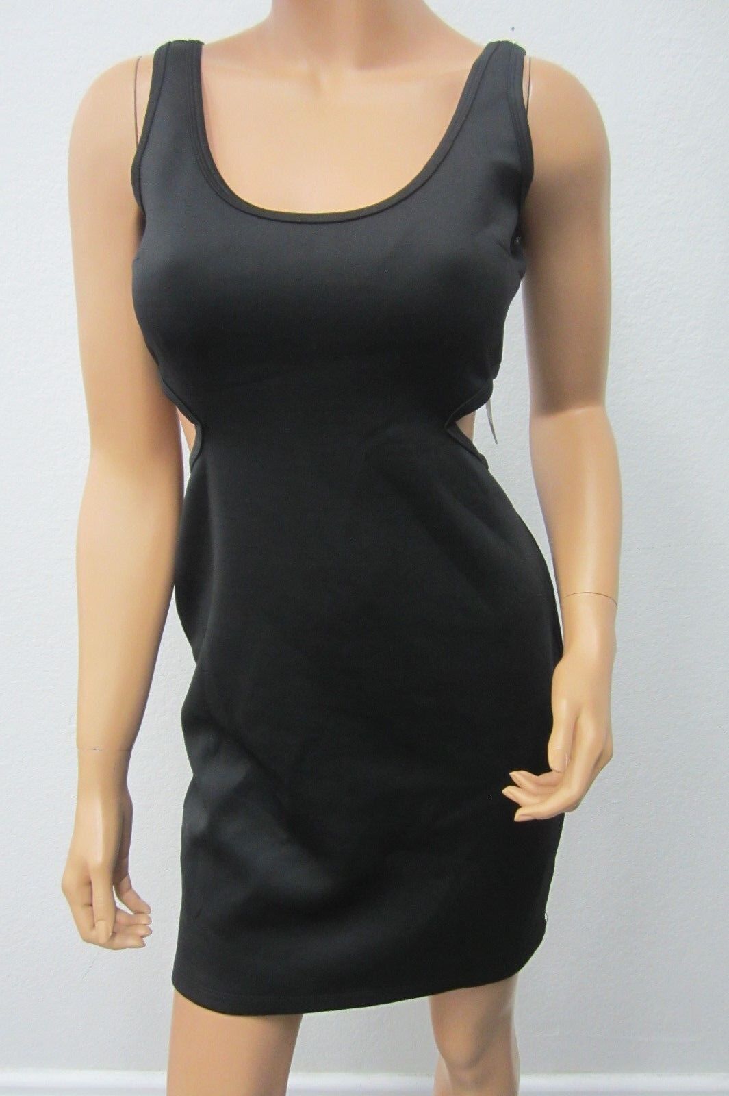 *NWT* Bongo Woman's Sexy Black Club Cut Out Peek-A-Boo Cocktail Dress Size Small
