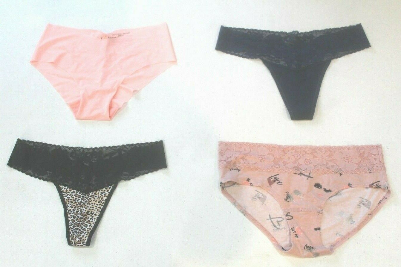 ♡  **NWT**  Lot of Four Random Victoria's Secret Panties Size - Medium  ♡