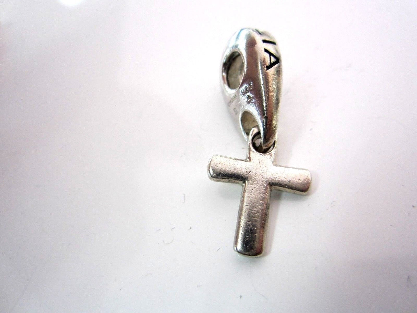 Chamilia 925 European Sterling Silver Cross Dangle Charm Bead