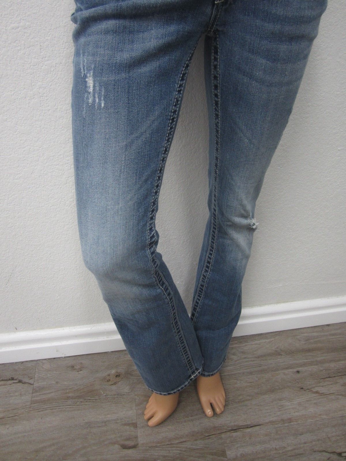 NEAR MINT MISS ME JS4009B16 Boot Cut Flap Button Jeans Size W26 x L32