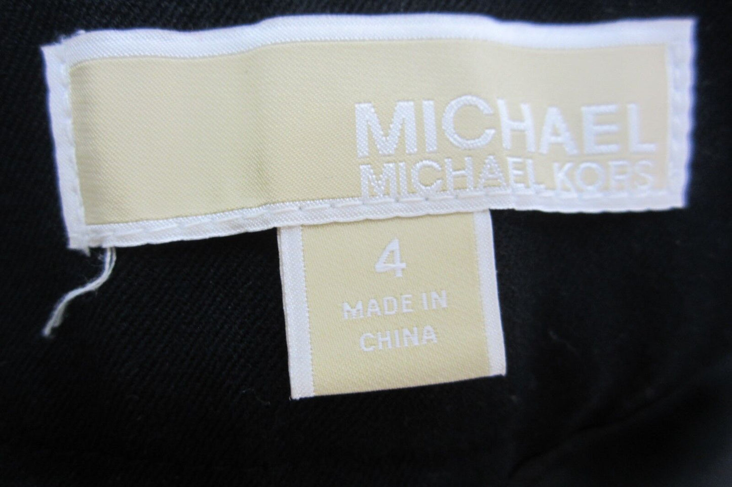 NICE  MICHAEL KORS MK BLACK Dress Pants LADIES Size 4 x 32 Inseam Length