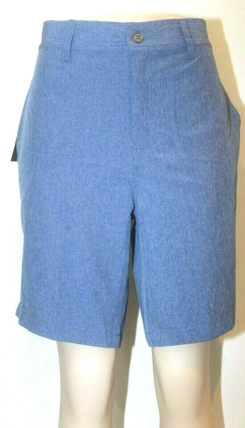 *NWT* 32 Degrees Men's Cool Performance 9'' Inseam Shorts Sz 34 Blue Melange