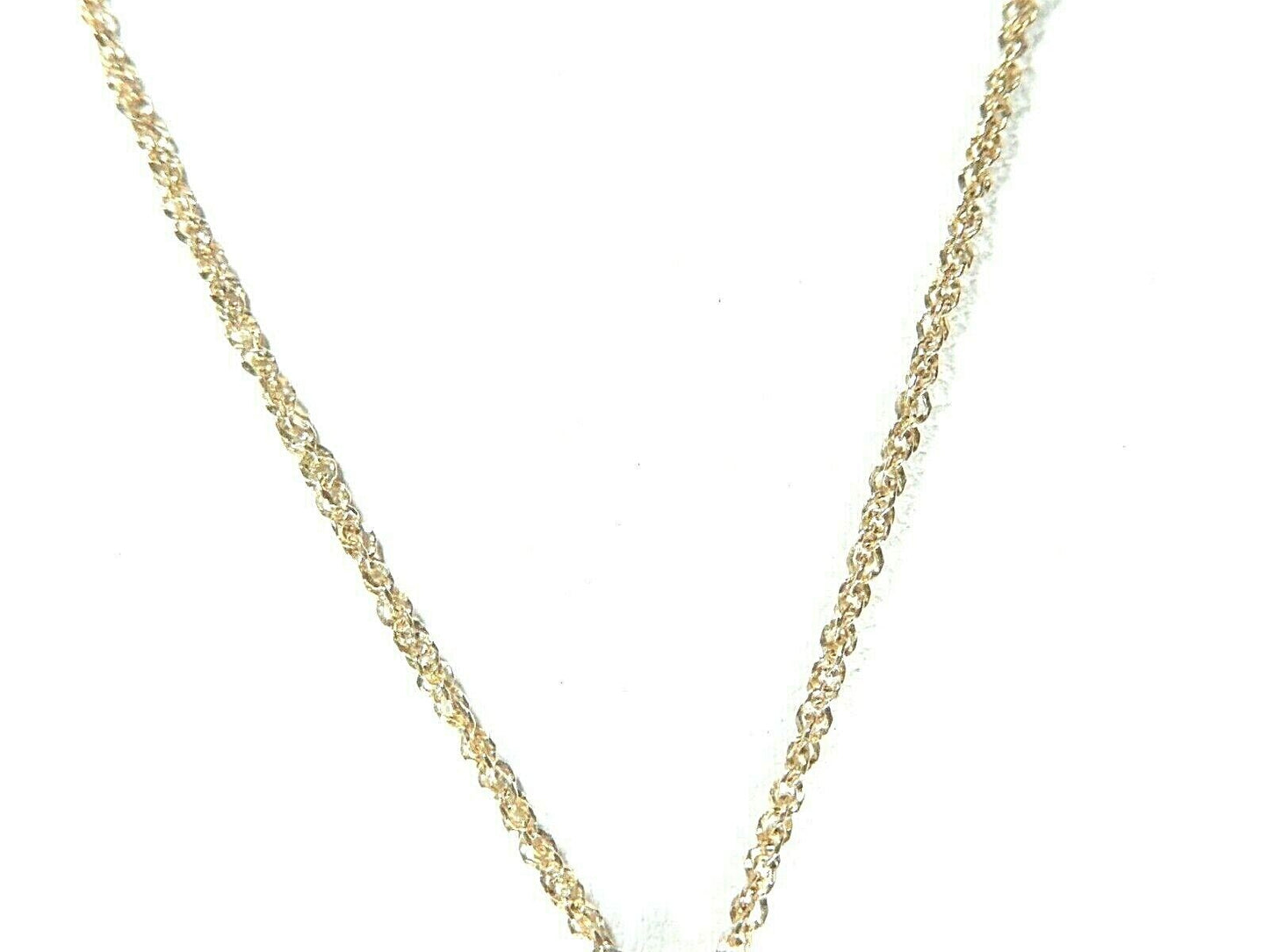 *VINTAGE*  14k Yellow Gold / Pearl / Diamonds Ladies Pendant w/14k 18" Chain