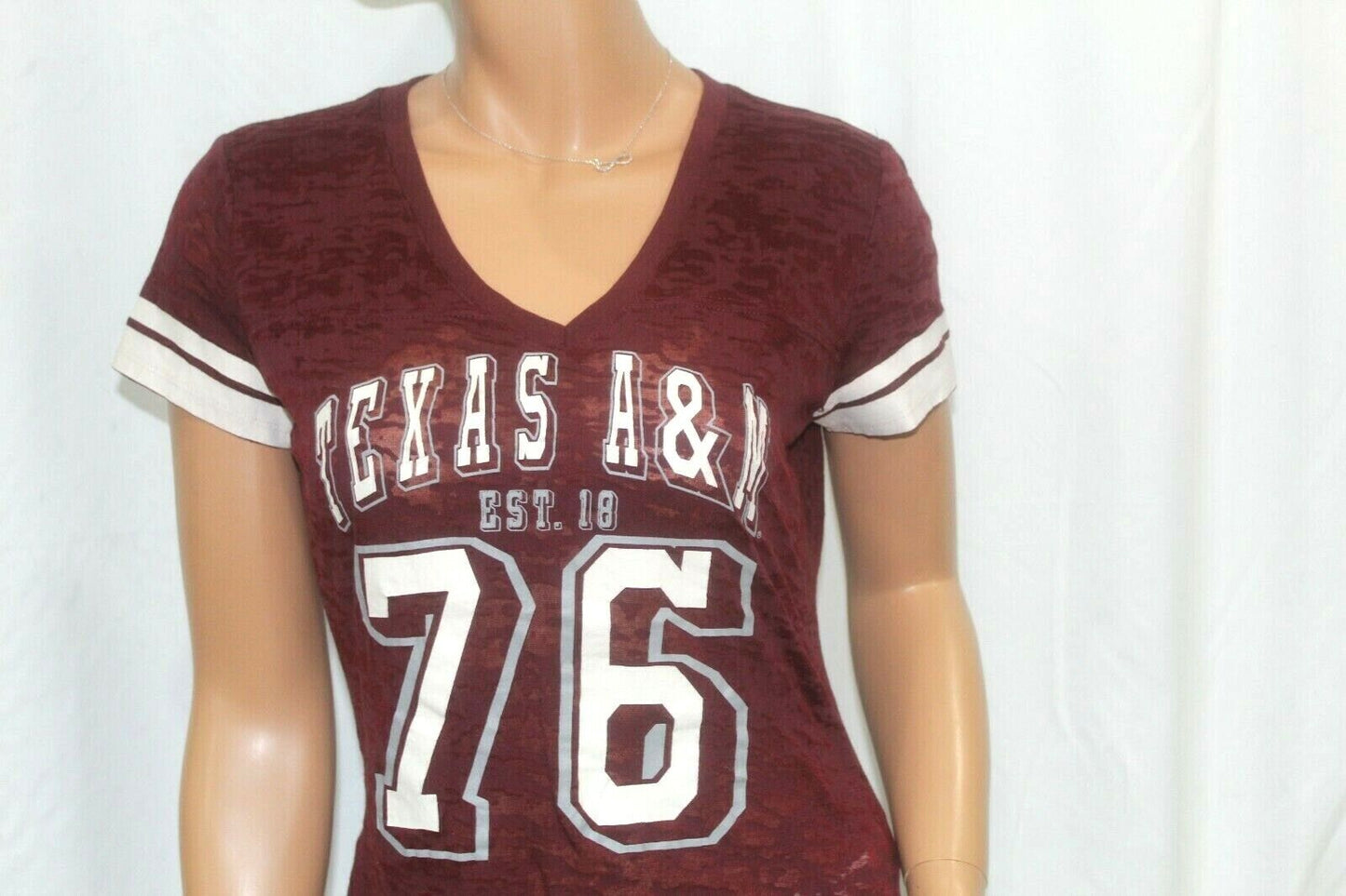 Texas A&M Aggies Women's Est. 18 - 76 T-Shirt Size: Large