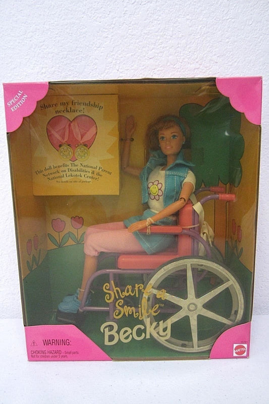 Share a Smile Becky (Barbie’s Friends), 15761, Special Edition, Made 1996, NRFB