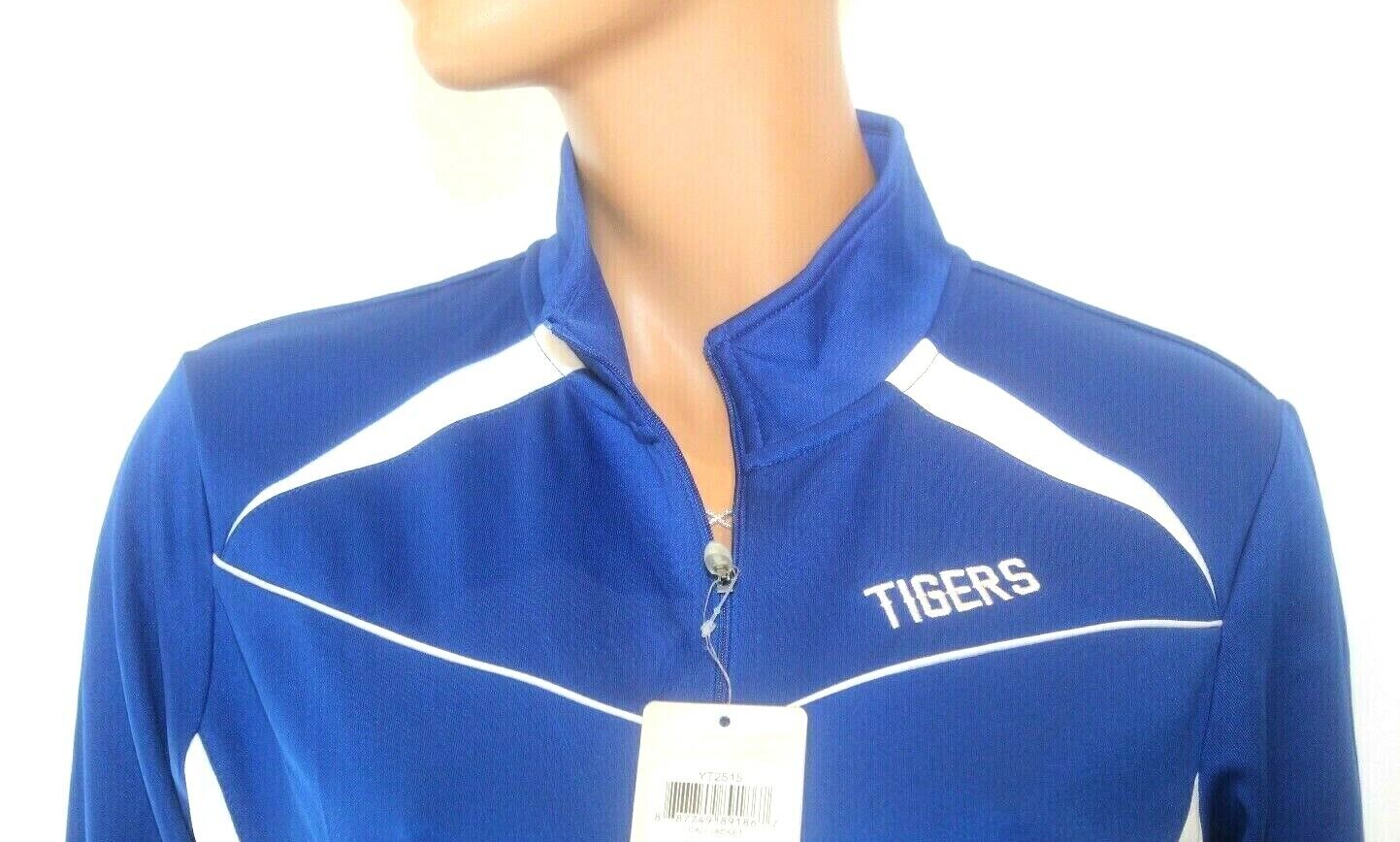 *NWT* $65.  ASICS Women Memphis Tigers Zip Up Polyester Logo Jacket  Size Med