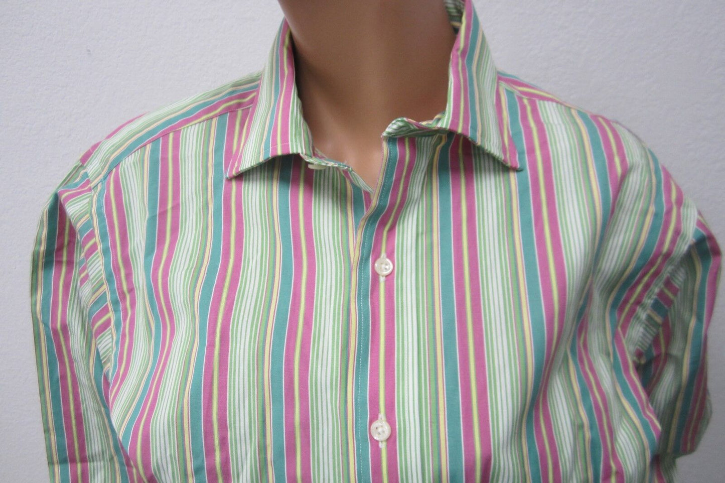 Polo Ralph Lauren Men's Philip Sport L/S Button Up Multi Color Striped Shirt - M